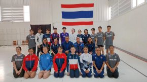  "ยิมนาสติกส์" โชว์ความเข้มแข็งผสมผสานสนุกสนาน ให้คณะของ ดร.ณัฏฐ์ ธีรณัฐสุภานนท์ ได้ชมพร้อมย้ำชัดเป้าหมาย 5 เหรียญทอง