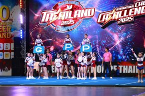 สโมสร Gymnastika by PP club  จาก จ.ปทุมธานี โชว์ผลงานได้อย่างยอดเยี่ยมในการแข่งขันกีฬาเชียร์ลีดดิ้งและเพอร์ฟอร์มานซ์ เชียร์ รายการ ในวาระครบรอบ 30 ปีเชียร์ลีดดิ้งในประเทศไทย