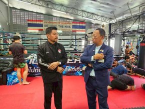 กมธ. ท่องเที่ยวและการกีฬา วุฒิสภา ติดตามความพร้อมนักกีฬา Kickboxing ทีมชาติไทย สู้ศึกซีเกมส์ ครั้งที่ 33