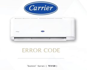 ERROR CODE CARRIER GEMINI INVERTER (TEVGB) 