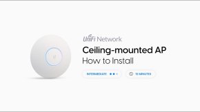 How to Install: Ubiquiti UniFi Access Point (Ceiling-Mounted)