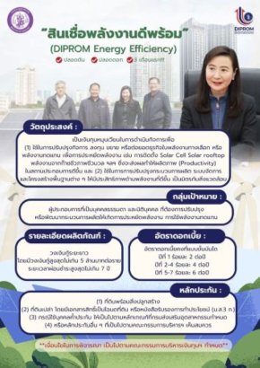 “สินเชื่อพลังงานดีพร้อม 