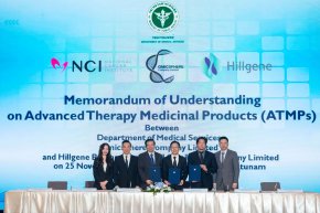 บริษัทย่อย BKGI จับมือกรมการแพทย์ และกลุ่มฮิลจีน ไบโอ ฟาร์มาซูติคอล เร่งพัฒนา ATMPs 