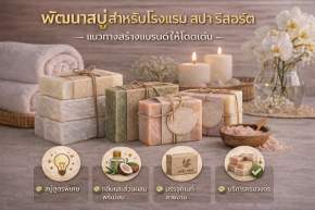 พัฒนาสูตรสบู่สำหรับโรงแรม