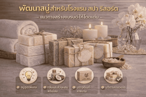 พัฒนาสูตสบู่สำหรับโรงแรม