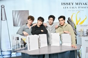 'พีเจ-นิว-เลออน-ไป๊ป' 4 หนุ่ม GELBOYS สถานะกั๊กใจ ร่วมงานเปิดตัวคอลเลคชั่นน้ำหอมใหม่ ISSEY MIYAKE Les Eaux d'Issey