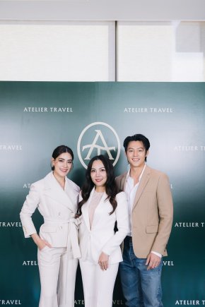หมาก - ปริญ  และ คิมเบอร์ลี่ ร่วมกับ เมย์ ณปภัช เปิดตัว Atelier Travel (เอเทลิเย ทราเวล) กับธุรกิจการท่องเที่ยว "แนวคิดใหม่ของการเดินทาง ที่จะมอบช่วงเวลาที่พิเศษสำหรับคุณ"