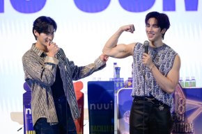 'เก้า นพเก้า' พรีเซนเตอร์ NUUI  FIBER ทำเซอร์ไพรส์ เบ่งกล้ามแข่งวาบหวิวประชัน 'แฟรงค์ ธนัตถ์ศรันย์' ทำยอดใน NUUI Starathon 8.8 วันที่ 2 คึกคัก