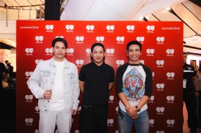 3 ศิลปินใหม่ค่าย MACHg 'หนุ่ม กรรชัย - ชาชม เสาวคนธ์ - วิว นันท์นภัส' ผู้ชนะจากเวที Audition ภายใต้การดูแลโดยทีมผู้บริหารตัวท็อป 'ก้อง ห้วยไร่' และ 'แบงค์ - รัฐวิชญ์' พร้อมด้วย 'โอม - ปัณฑพล'