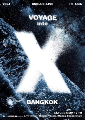 CNBLUE เตรียมมาระเบิดความมันส์แบบจุใจกว่า 3 ชั่วโมงเต็มๆ ในคอนเสิร์ต "CNBLUE LIVE - VOYAGE into X IN BANGKOK" บ๊อยซ์ไทยไม่ควรพลาด!! ซื้อบัตรได้ถึง 31 ตุลาคมนี้เท่านั้น!!