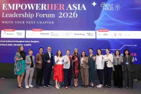 'The CrestHaus' รวมสุดยอดผู้นำหญิงแห่งเอเชียในงาน "EmpowerHER Asia Leadership Forum 2026Write Your Next Chapter" ร่วมผลักดัน เสริมสร้างทักษะและศักยภาพพลังหญิง สู่บทบาทการเป็นผู้นำครบทุกด้าน 