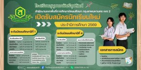 กำหนดการรับสมัครสอบเข้า ม.1 และ ม.4 ปีการศึกษา 2569 - โรงเรียนสุขุมนวพันธ์อุปถัมภ์-ส.อ.