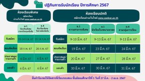 กำหนดการรับนักเรียนชั้น ม.1 และม.4 ปีการศึกษา 2567 ร.ร.สีกัน (วัฒนานันท์อุปถัมภ์)