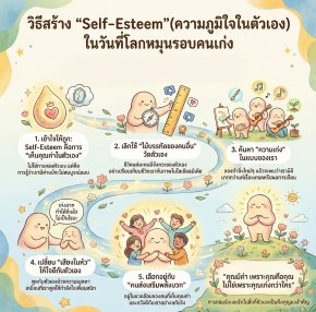วิธีสร้าง "Self-Esteem" (ความภูมิใจในตัวเอง) ในวันที่โลกหมุนรอบคนเก่ง