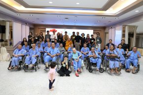 กิจกรรมบำรุงขวัญทหารผ่านศึก เพื่อสร้างขวัญกำลังใจให้แก่ทหารผ่านศึกที่ได้รับบาดเจ็บจากการปฏิบัติหน้าที่