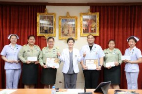 โรงพยาบาลทหารผ่านศึก มอบรางวัล บุคลากรต้นแบบ ด้านการดูแลสุขภาพ เพราะสุขภาพของ "ผู้ดูแล" คือสิ่งสำคัญที่สุด 