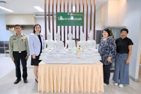 เมื่อวันที่ 2 กุมภาพันธ์ 2569 แพทย์หญิงเอินฟ้า ณ นคร รองผู้อำนวยการโรงพยาบาลทหารผ่านศึก (ฝ่ายบริหาร) เป็นผู้แทนผู้อำนวยการโรงพยาบาลทหารผ่านศึก รับมอบพระพุทธรูป สีขาวงาช้าง ขนาดหน้าตัก 17 นิ้ว จำนวน 5 องค์ จากกลุ่มเพื่อนหลังกำแพง มอบให้แก่โรงพยาบาลทหารผ่าน