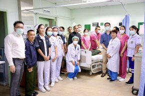 คณะทำงานการช่วยฟื้นคืนชีพ (CPR) รพ.ผศ. จัดกิจกรรมจำลองสถานการณ์ Code R ให้เสมือนจริง เพื่อความปลอดภัยของทุกคน  เมื่อวันที่ 6 ตุลาคม 2569 นายแพทย์บัญญพนต์ สุขประพฤติ ผู้ชำนาญการโรงพยาบาลทหารผ่านศึก (ระดับ 10)/หัวหน้าคณะทำงานการช่วยฟื้นคืนชีพ CPR ของโรงพยาบ