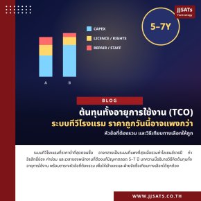 ต้นทุนทั้งอายุการใช้งาน (TCO) ของระบบทีวีโรงแรม ราคาถูกวันนี้อาจแพงกว่า