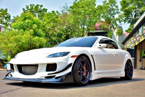 Mazda RX-8 ล้อ Advan Racing 18 นิ้ว พร้อมเบรก AP9040 จาน 355mm ติดตั้ง Autoquiks ปทุมธานี, RX-8 ล้อ Advan หน้า 9.5 หลัง 10.5 ยาง 235/40R18 265/35R18 เบรก AP Racing 9040 Autoquiks รังสิต, Mazda RX-8 แต่งล้อ Advan Racing เบรกใหญ่ 6 pot จาน 355mm ลุคสปอร์ต A