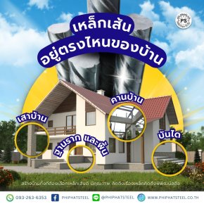 เหล็กเส้นอยู่ตรงไหนของบ้าน