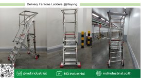 Delivering ladders brand Faraone at Rayong