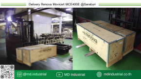 Delivering trolley moving equipment (Movicart) brand RENOVA at Saraburi