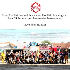 Basic Fire Fighting and Evacuation Fire Drill Training and Basic 5S Training 2023