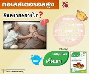 คอเรสเตอรอลสูง อันตายอย่างไร?
