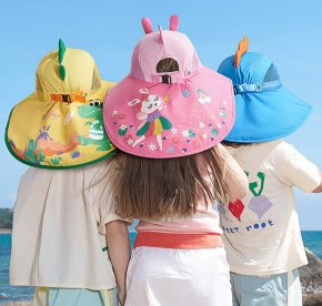 หมวก Kocotree ทรงตกปลา ที่ด้านหลังปลายยาวคลุมต้นคอ