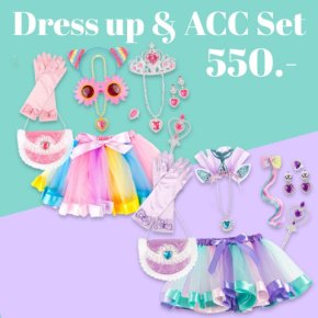 Dress up and accessories เซ็ตเจ้าหญิง พร้อมอุปกรณ์แต่งตัว