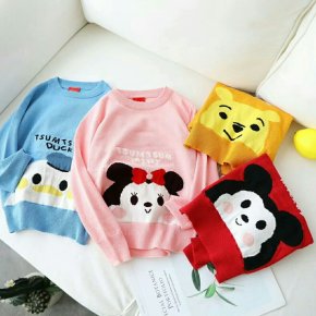 Disney lamp fur sweater เสื้อแขนยาวขนแกะ 