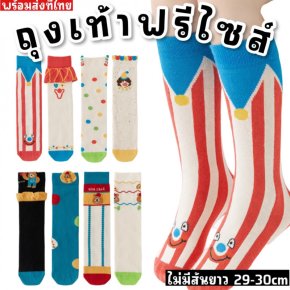 ถุงเท้าแฟนซี circus and bear collectionขนาดฟรีไซส์