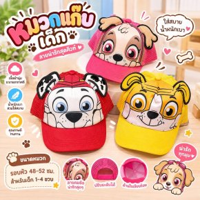 หมวกเด็ก หมวกทรงตกปลา หมวกแก๊บ paw patrol CAP148