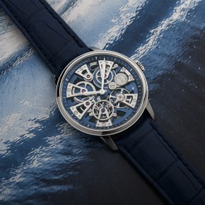 ARNOLD & SON Nebula 40 Steel, Blue Edition