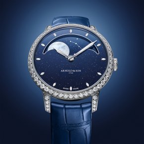 ARNOLD & SON Perpetual Moon 38 White Gold, Aventurine Edition 