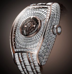 FRANCK MULLER Curvex CX Grand Central Tourbillon Baguette