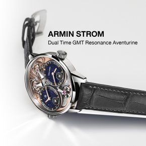 ARMIN STROM Dual Time GMT Resonance Aventurine 