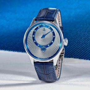 MEISTERSINGER Souscription Panthero Jumping Hour Guilloché