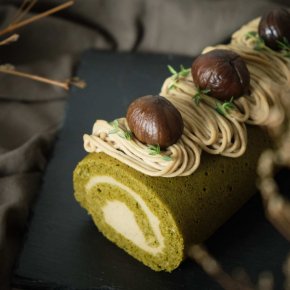 MATCHA CHESTNUT ROLL 