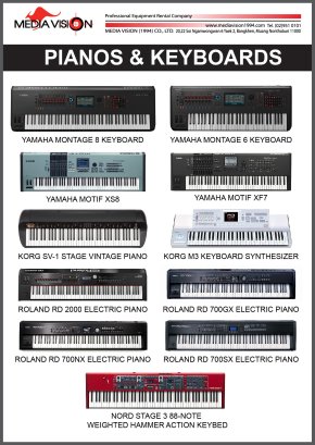 PIANOS & KEYBOARDS