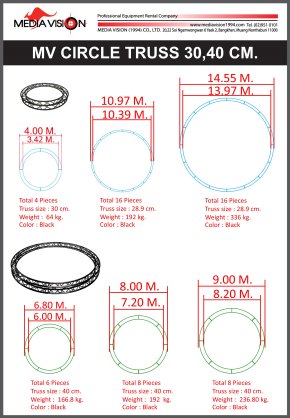 MV CIRCLE TRUSS 30,40 CM