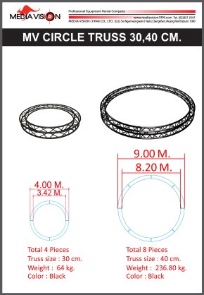 MV CIRCLE TRUSS 30,40 CM