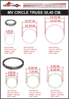 MV CIRCLE TRUSS 30,40 CM