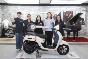 ยามาฮ่ามอบ YAMAHA FAZZIO Hybrid สนับสนุนกิจกรรมสมาคมผู้สื่อข่าวเศรษฐกิจ