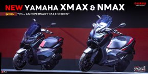 NEW YAMAHA XMAX & NMAX รุ่นพิเศษ 25th ANNIVERSARY MAX SERIES ฉลอง 25 ปี MAX SERIES