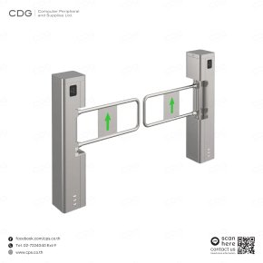 Site Reference Stainless Steel Swing Gate