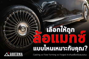 "เลือกให้ถูก ล้อแมกซ์แบบไหนเหมาะกับคุณ?" Casting vs Flow Forming vs Forged  ต่างกันแค่ชื่อหรือสมรรถนะ