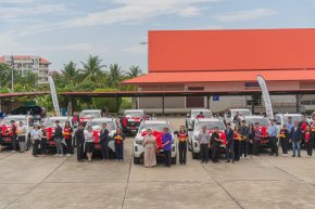 นิสสัน ส่งมอบรถกระบะ นิสสัน นาวารา สนับสนุนภารกิจสาธารณสุขขององค์การบริหารส่วนจังหวัดตาก