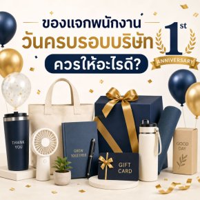 ของแจกพนักงานวันครบรอบบริษัท ควรให้อะไรดี